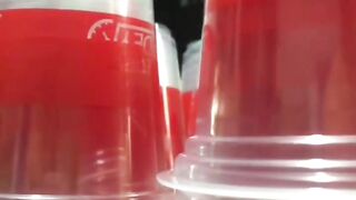Produksi Cetak Sablon Gelas Plastik
