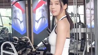 Girls nice body gym