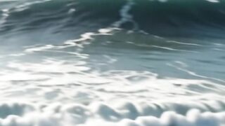 The Ocean Pulled Away Before a Massive Wave Appeared