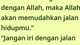 Perbaiki hubungan mu dengan tuhanmu