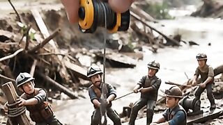 Figurines_rescue_puppy_from_mud