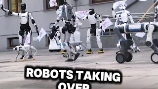 Robots Rally Against AI to Save Human Jobs! ⚠️