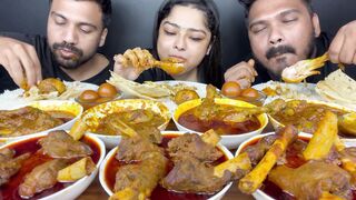 SPICY MUTTON CURRY, SPICY CHICKEN CURRY, SPICY EGG CURRY WITH RICE