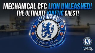 Satisfying Mechanical Chelsea FC Logo - 3D Kinetic Badge Transformation