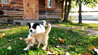 Kittens and puppies