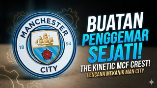 Satisfying Mechanical Manchester City FC Logo - 3D Kinetic Badge Transformation