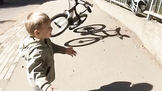Kid Bicycle Fail - Funny Try Not To Laugh 2025