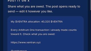 Ventra Tokens