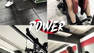 Women fitnnes At gym