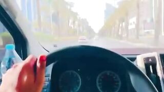 Car drive on king fahad road