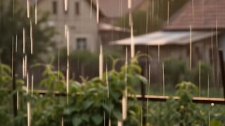 Peaceful Rain at Sunset | Relaxing Rain Sounds & Cozy Ambience