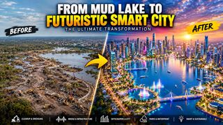 From Forgotten Mud Lake to Futuristic Smart City