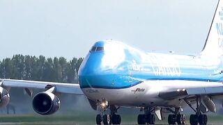 KLM Cargo 747-406F Takeoff from the famous Polderbaan ✈️