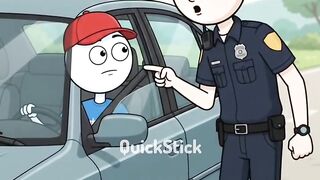 He told the cop his name was " kip driving "