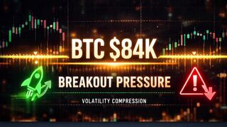 Bitcoin $84K: Breakout Pressure Building!