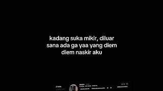 Kadang suka mikir
