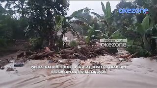 banjir bandang di solok