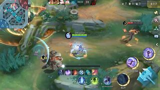 Playing Mobile Legends