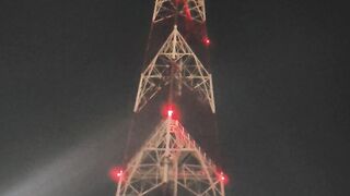 Tower in the night