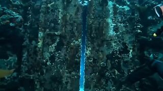 Something HUGE Is Hiding Behind This Underwater Door… 😨🌊