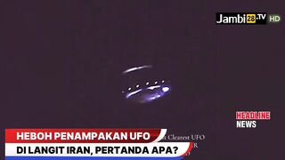 FLYING OBJECT ALLEGEDLY A UFO IN IRAN