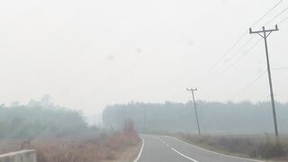 The haze is still thick in Kalimantan.