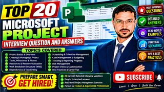 Microsoft Project Interview Questions and Answers |  @AliAzizQualityEducation ​