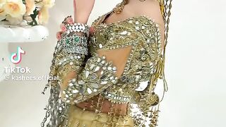 Kashees Golden Bridal Dress