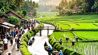 Morning aktivitas in my village