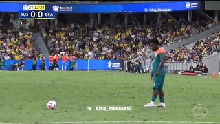 King of mussa in football playground