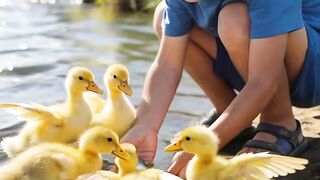 feeding the ducks
