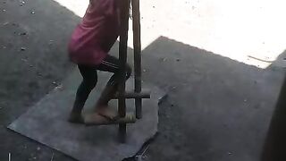 Walking on stilts