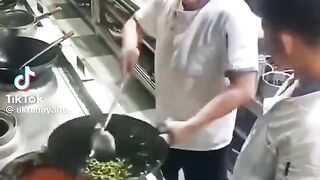 Cooking comedy 🤣 training 😂