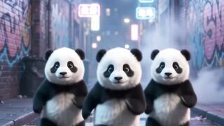 Cute panda dance 😍