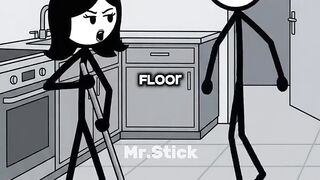 Never Walk While She’s Mopping
