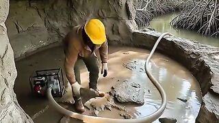 Man Builds a Stunning Modern House Inside a Giant Rock | Incredible Nature Home