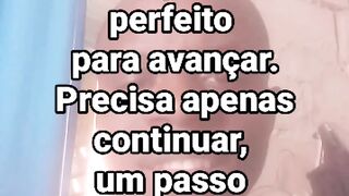 Você não precisa ser perfeito para avançar.