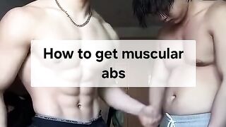 How to get muscular abs