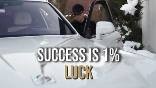 Unlocking success 1% luck, 2% talent, 20% teamwork, and 77% perseverance.