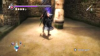Ninja Gaiden um labirinto com peixes fantasmas chatos