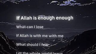 Allah Is Enough for Me | Beautiful Islamic Reminder