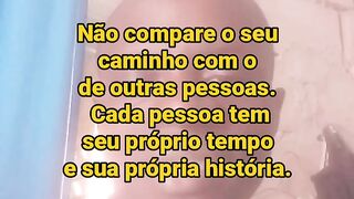 Não compare o seu caminho com o de outras pessoas.