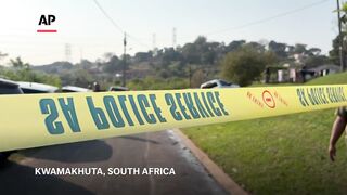 11 people killed in a mass shooting at a house party in South Africa