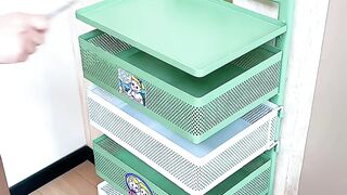 Multilayer kichen storage trolley