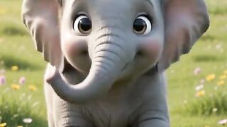 a cute elephant
