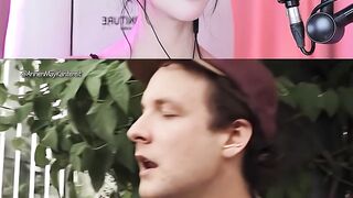Korean beautiful girl's reaction