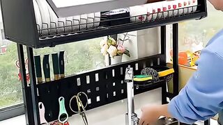 Over the sink dish organizer