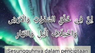 BEGITU INDAH CIPTAAN ALLAH DI BUMI DAN DI LANGIT. TIDAK KAH KALIAN BERSYUKUR DAN MEMIKIRKANNYA