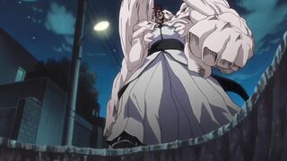 Madarame Ikkaku unleashed a Bankai called Ryumon Hozukimaru against an Arrancar named Edrad Liones