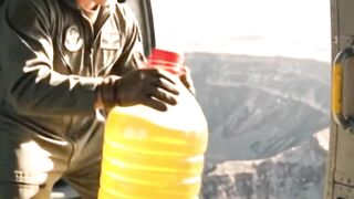 Petrol Bottle Hit The Lava Then THIS happened! 🌋🔥